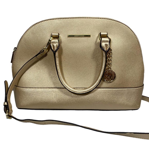 Anne Klein Handbags - Anne Klein Rose Gold Bag Purse Handbag Shoulder Crossbody P650